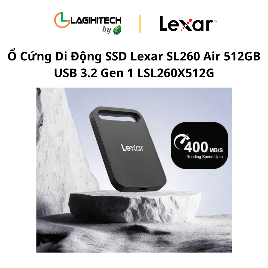 SSD Lexar SL260 Air 512GB USB 3.2 Gen 1 LSL260X512G h4