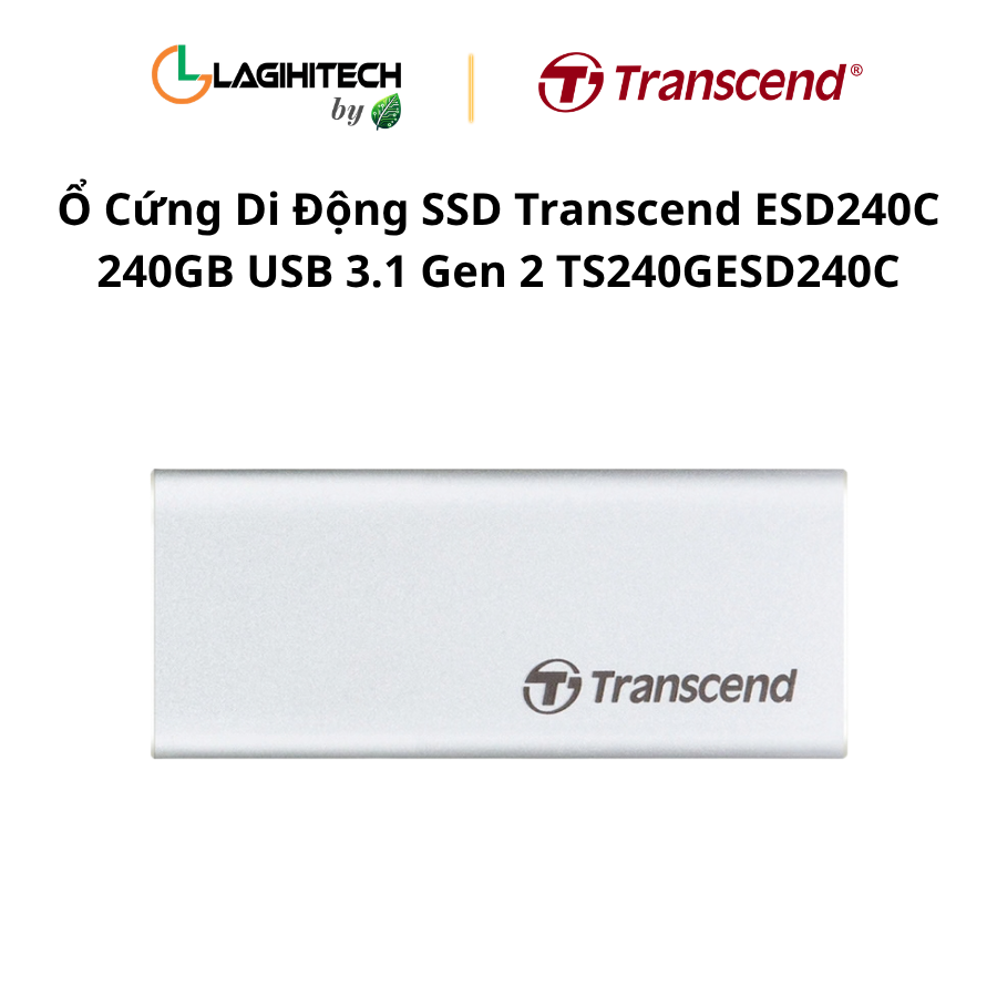 SSD Transcend ESD240C 240GB USB 3.1 Gen 2 TS240GESD240C h4