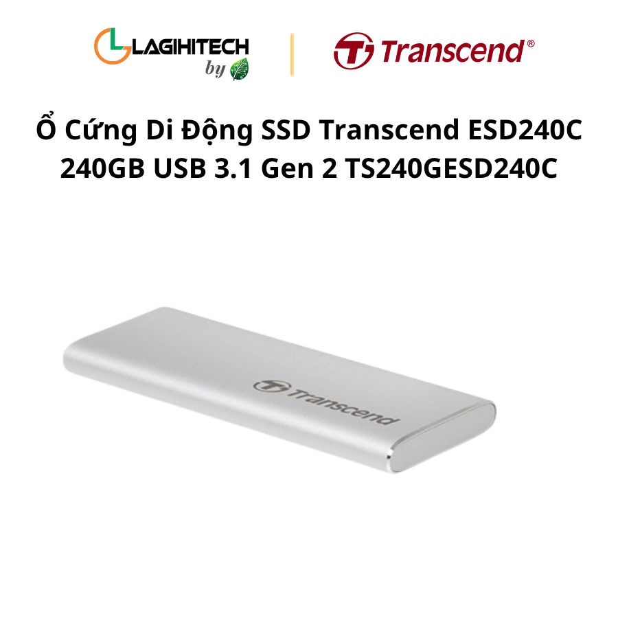 SSD Transcend ESD240C 240GB USB 3.1 Gen 2 TS240GESD240C h5