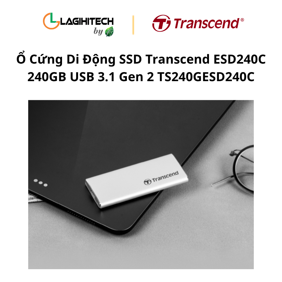 SSD Transcend ESD240C 240GB USB 3.1 Gen 2 TS240GESD240C h8