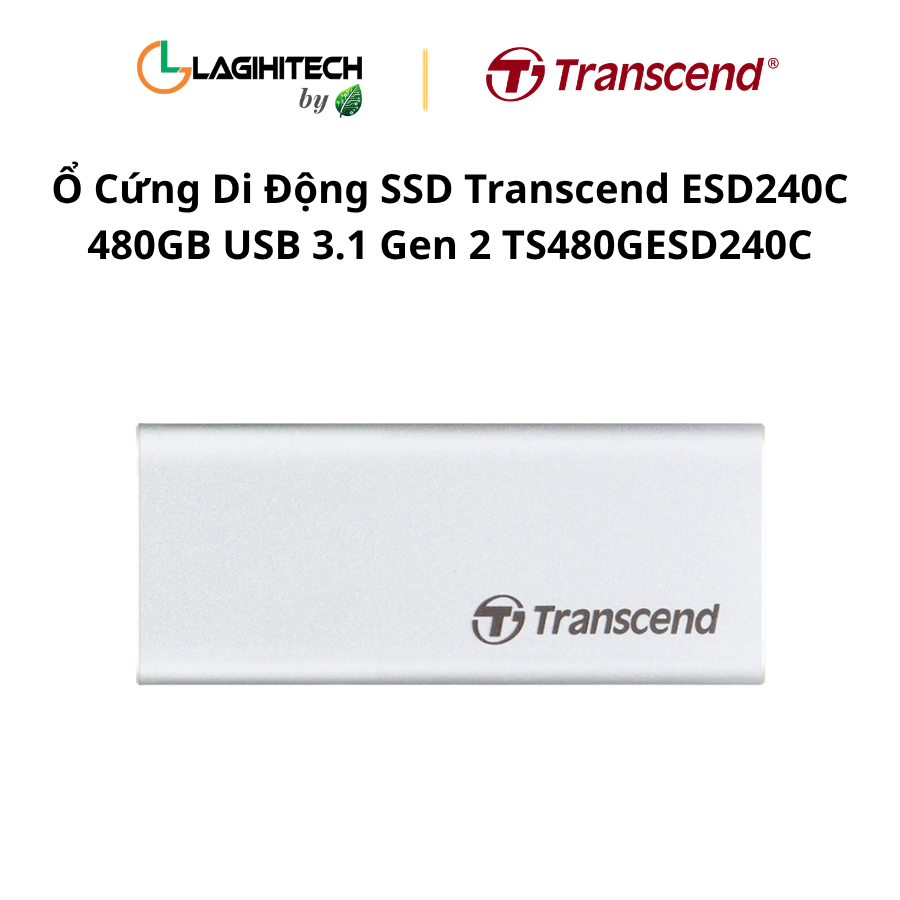 SSD Transcend ESD240C 480GB USB 3.1 Gen 2 TS480GESD240C h4