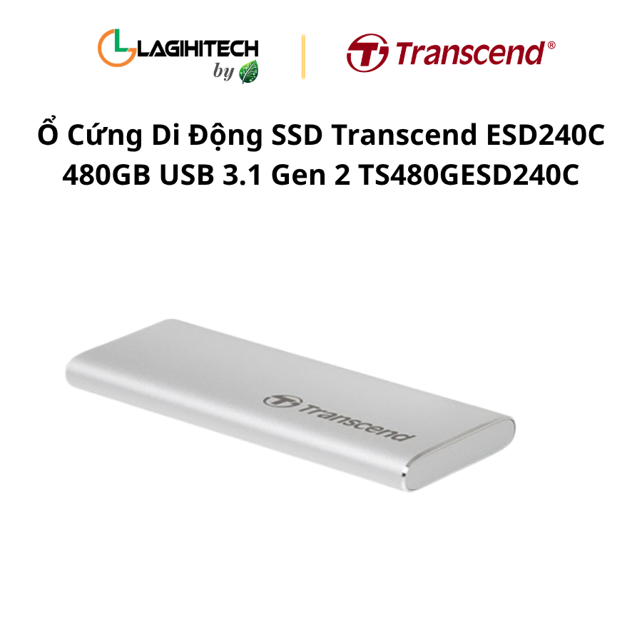 SSD Transcend ESD240C 480GB USB 3.1 Gen 2 TS480GESD240C h5