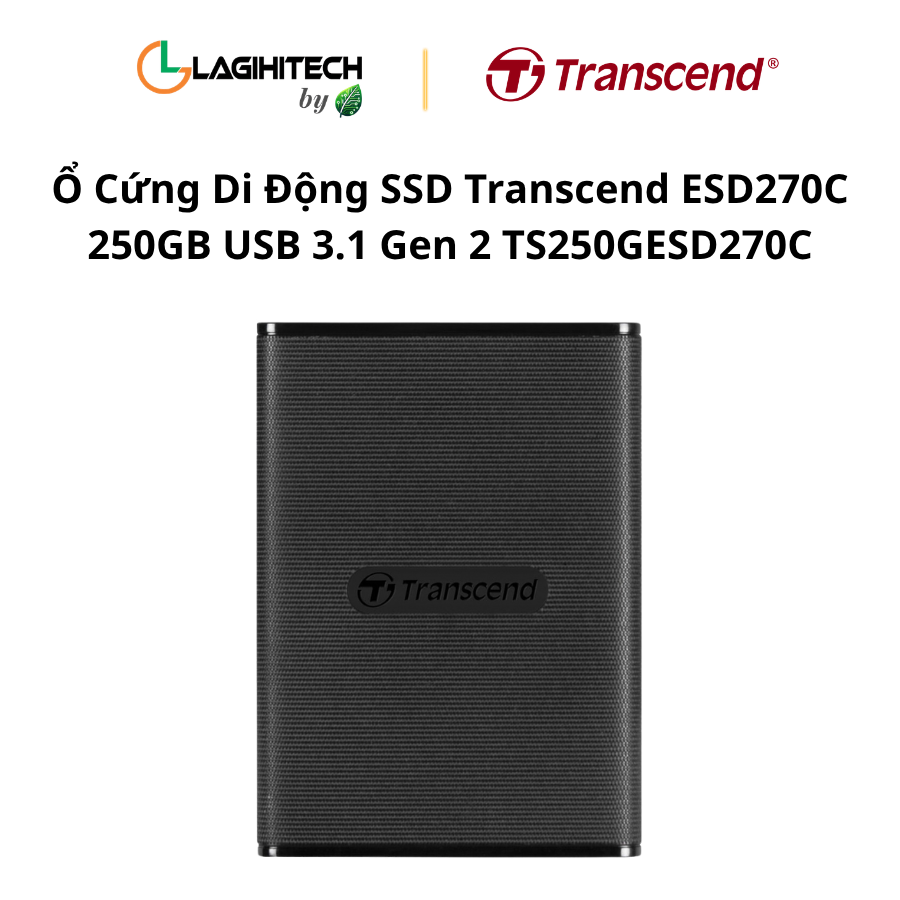 SSD Transcend ESD270C 250GB USB 3.1 Gen 2 TS250GESD270C h2