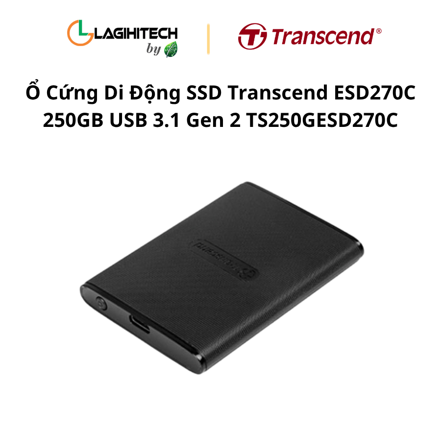 SSD Transcend ESD270C 250GB USB 3.1 Gen 2 TS250GESD270C h4