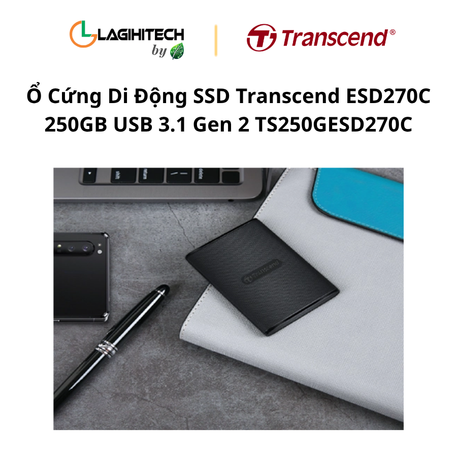SSD Transcend ESD270C 250GB USB 3.1 Gen 2 TS250GESD270C h5