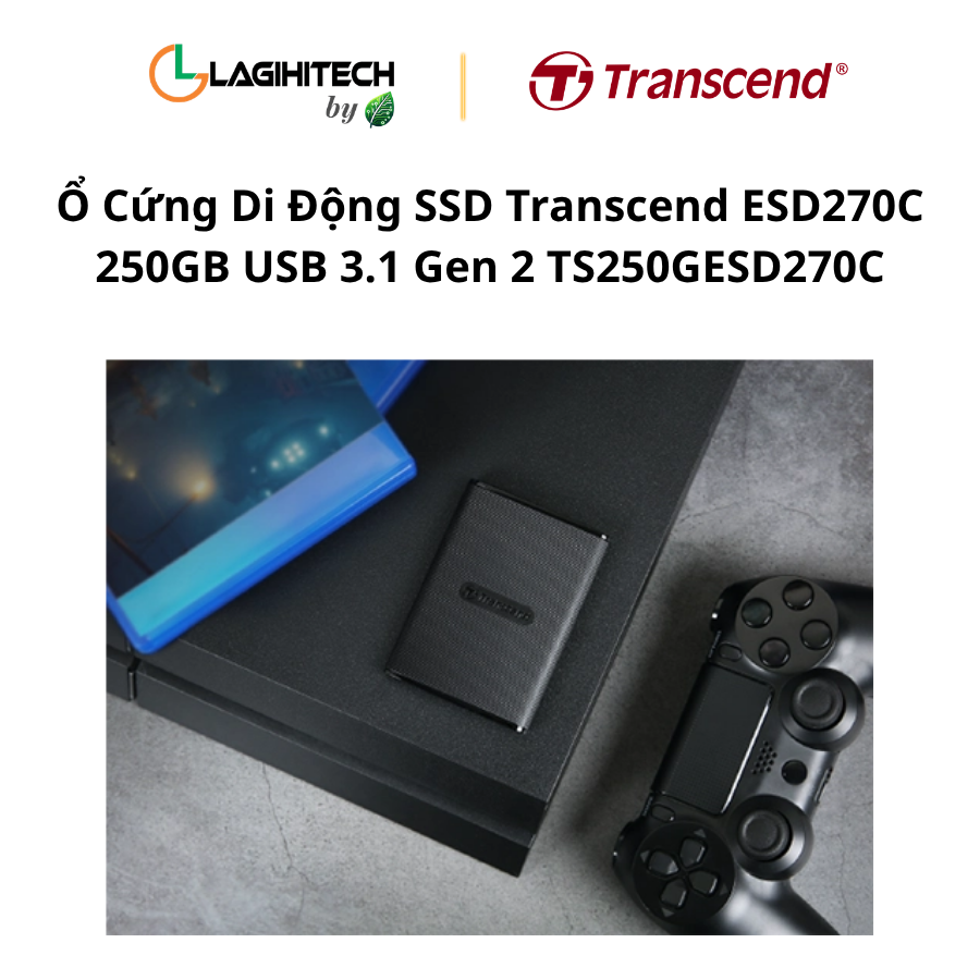 SSD Transcend ESD270C 250GB USB 3.1 Gen 2 TS250GESD270C h7