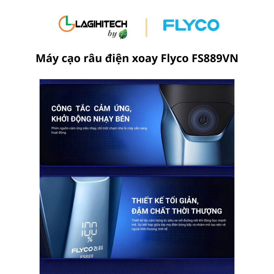 may cao rau dien xoay flyco fs889vn h3