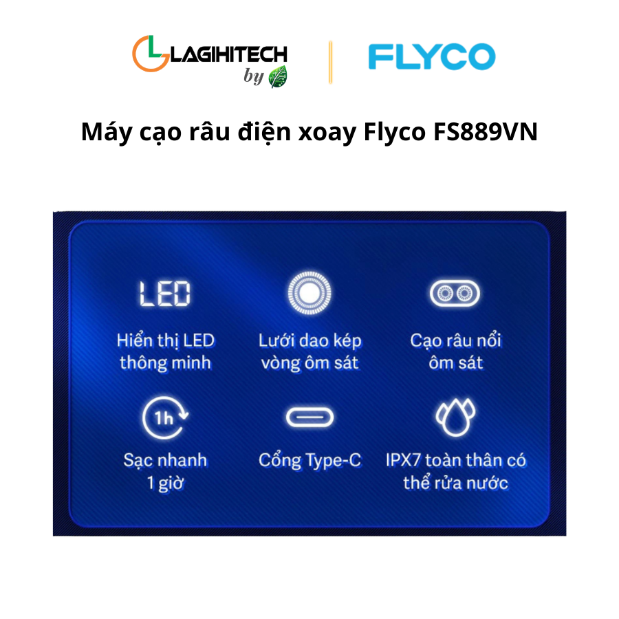 may cao rau dien xoay flyco fs889vn h5