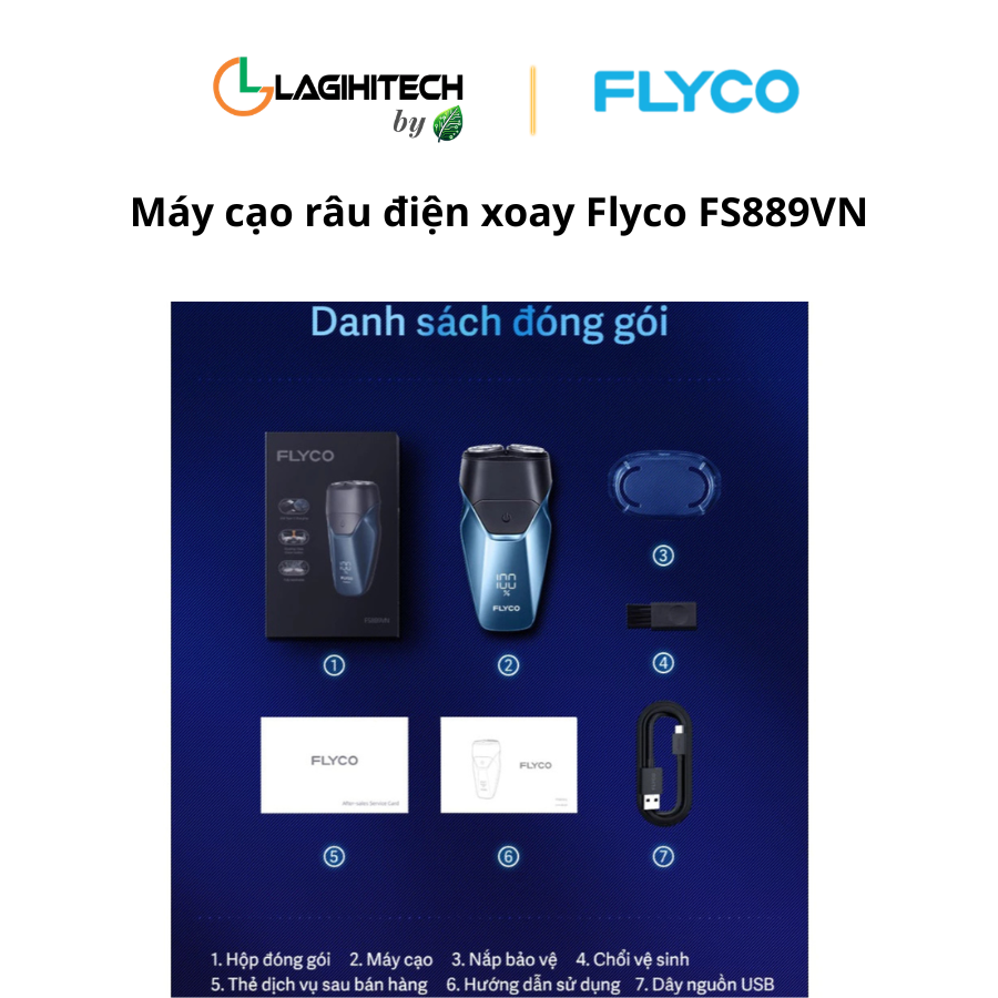 may cao rau dien xoay flyco fs889vn h6