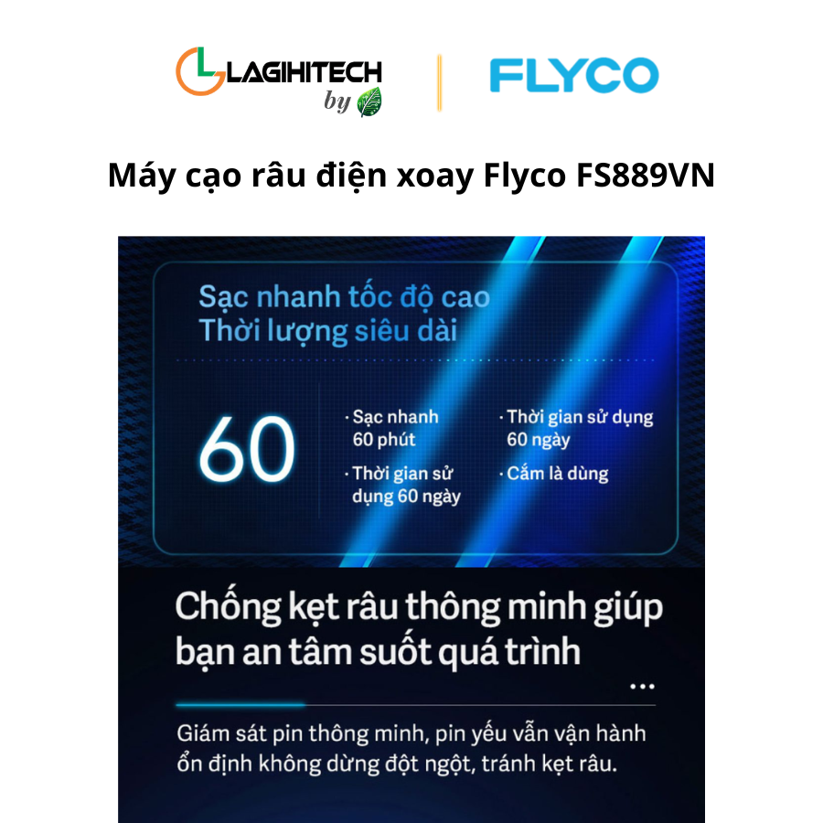 may cao rau dien xoay flyco fs889vn h7