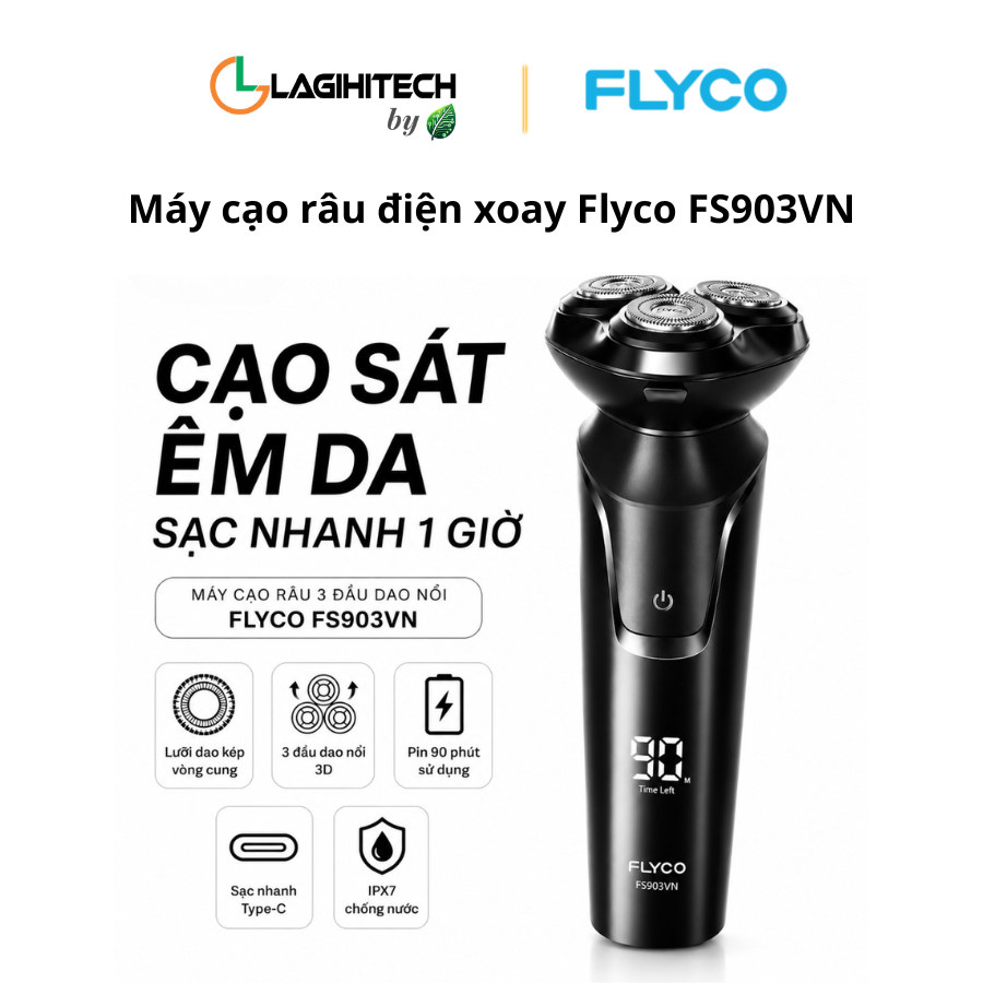 may cao rau dien xoay flyco fs903vn 2