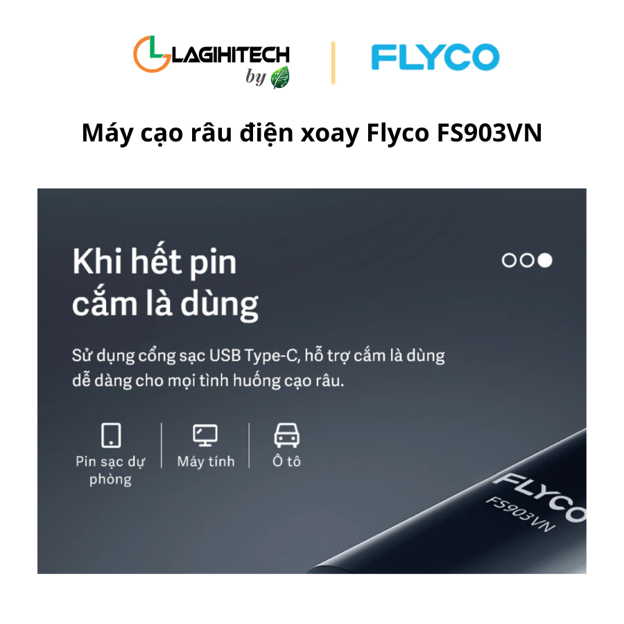 may cao rau dien xoay flyco fs903vn 8