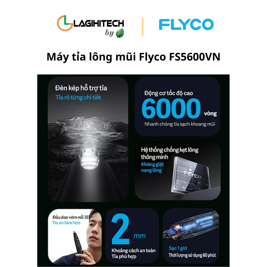 may tia long mui flyco fs5600vn 5