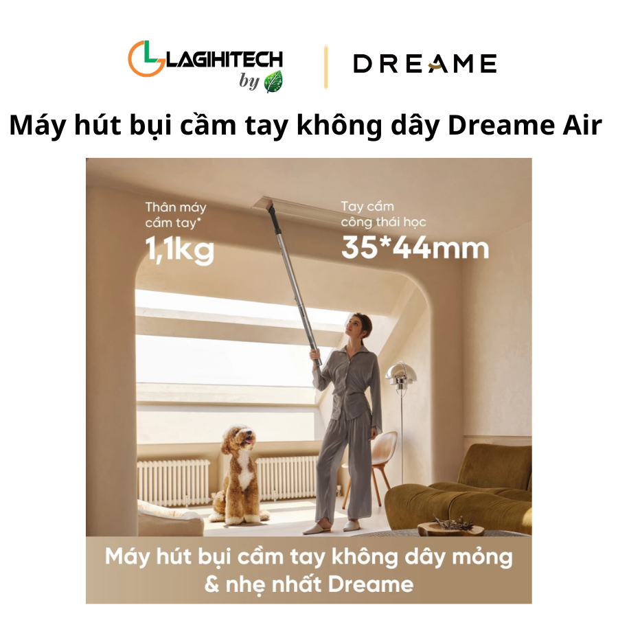 may hut bui cam tay khong day dreame air h3