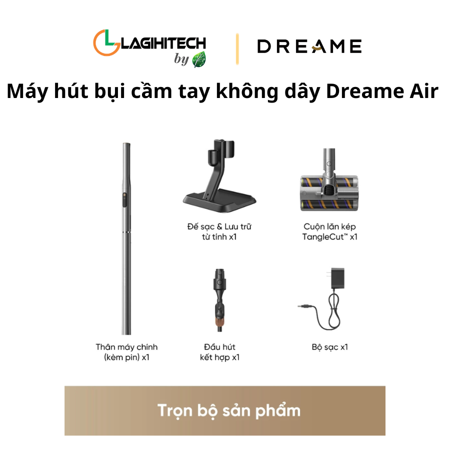 may hut bui cam tay khong day dreame air h7