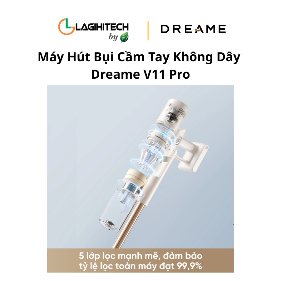 may hut bui cam tay khong day dreame v11 pro h2